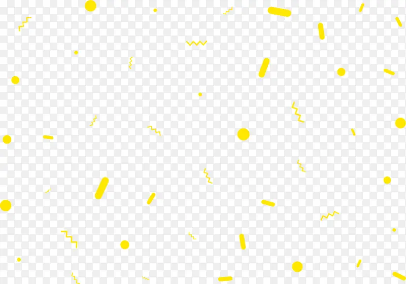 黄色活动彩带