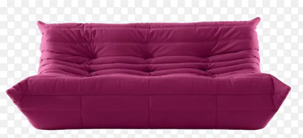 紫色布艺休闲沙发