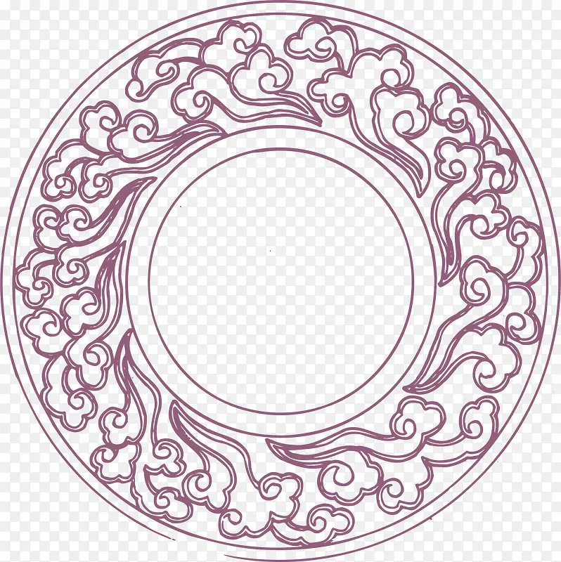 古代名族花纹装饰图案