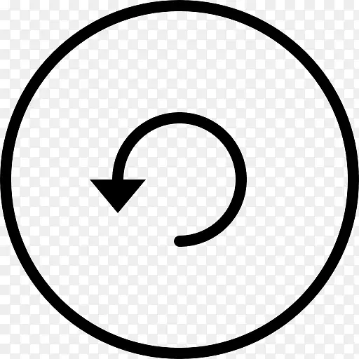 圆形箭头在圆形按钮图标