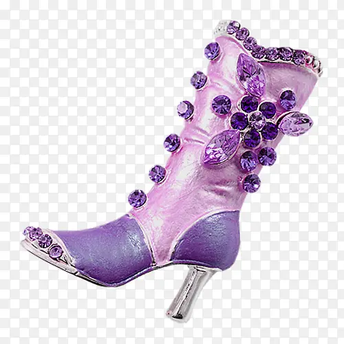 紫色靴子