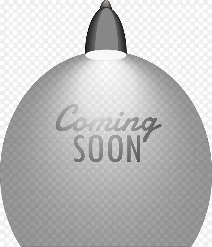 灰色comingsoon矢量图