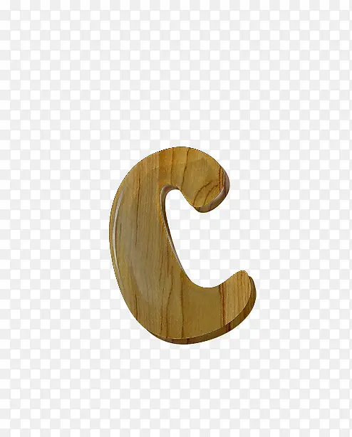 木纹字母c