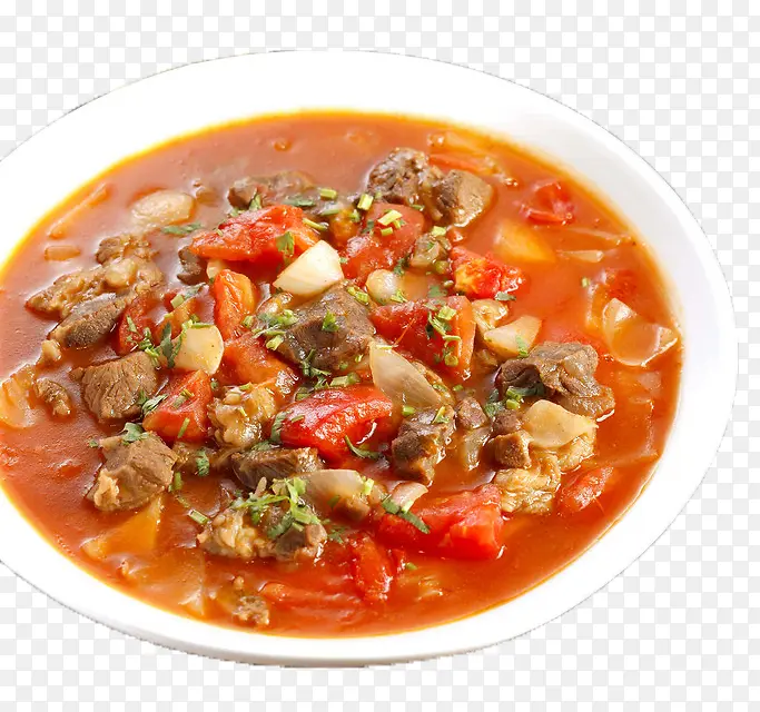 大盆番茄牛腩肉汤