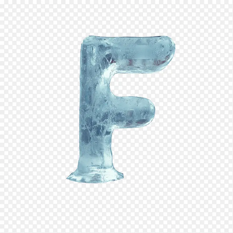 水晶冰大写字母F