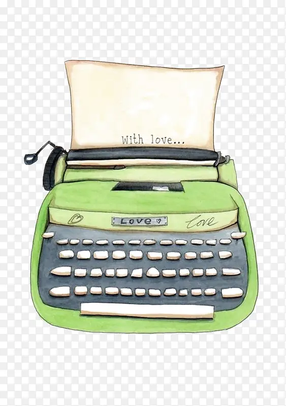 绿色打字机