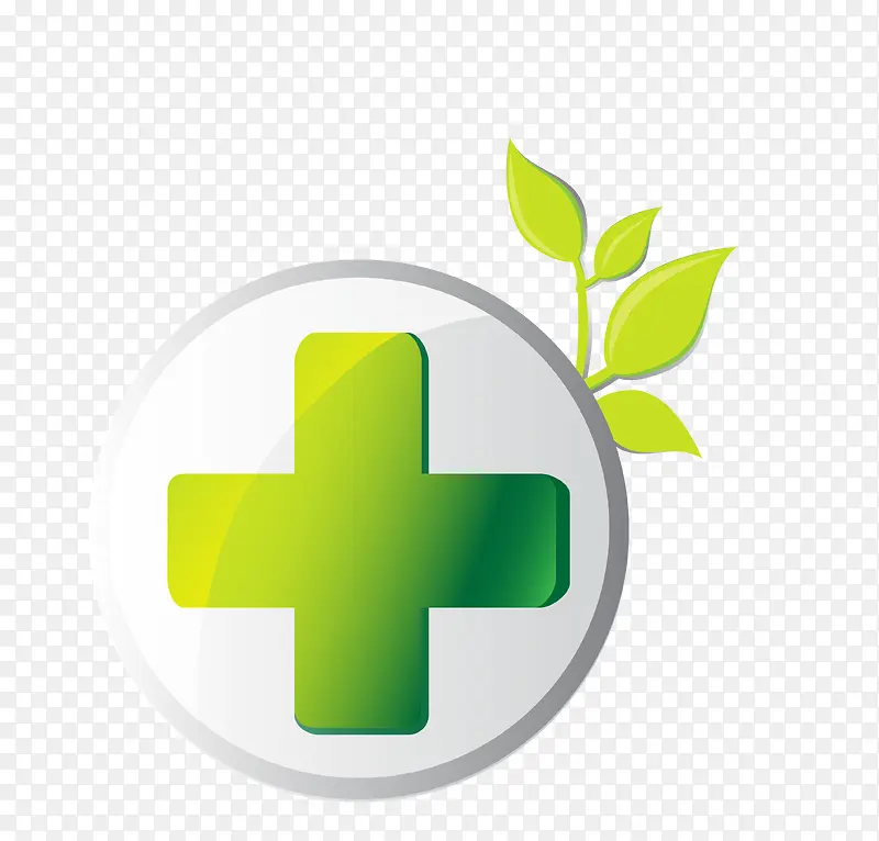 绿色环保医疗标识