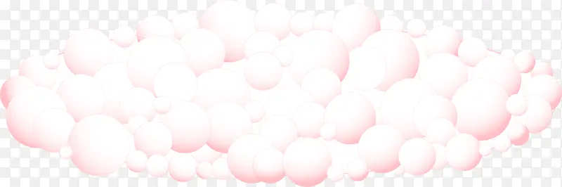 唯美粉色气泡