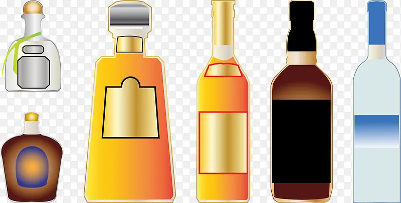 矢量图几种常见瓶子