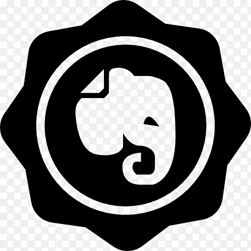 社会徽章大象图标