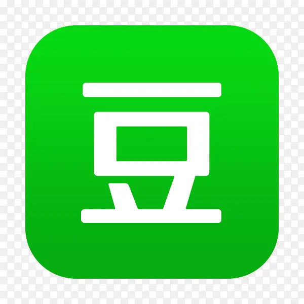 绿色豆瓣logo设计