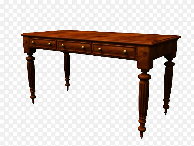 木工工艺长方形桌子