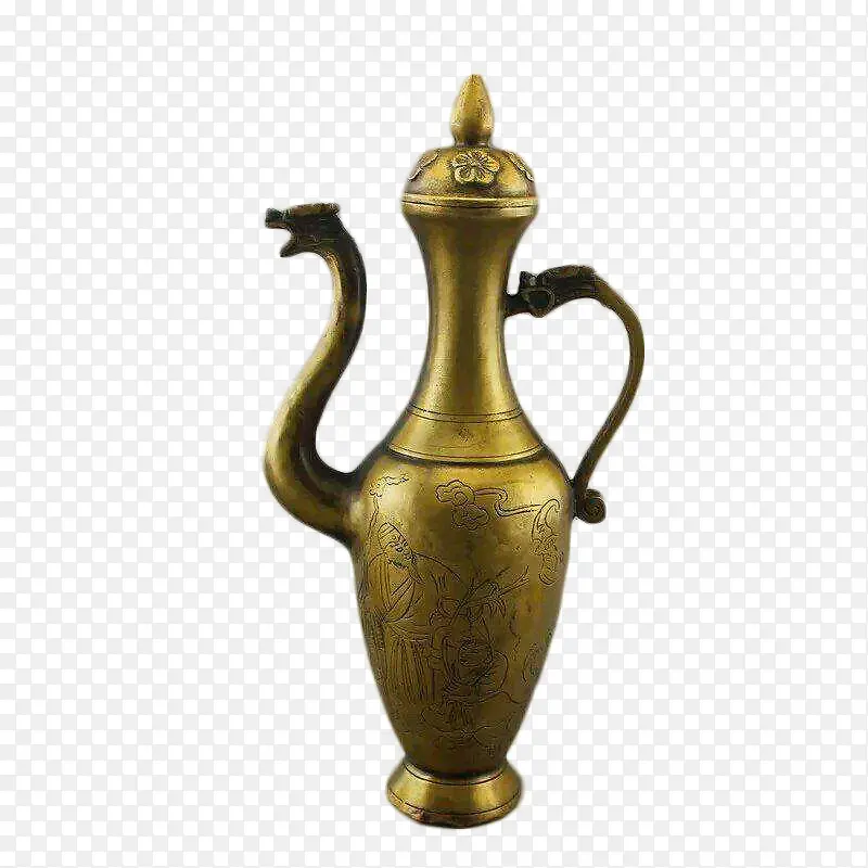 金瓶子古典古代酒瓶PNG图片素材下载_图片编号8068410-PNG素材网