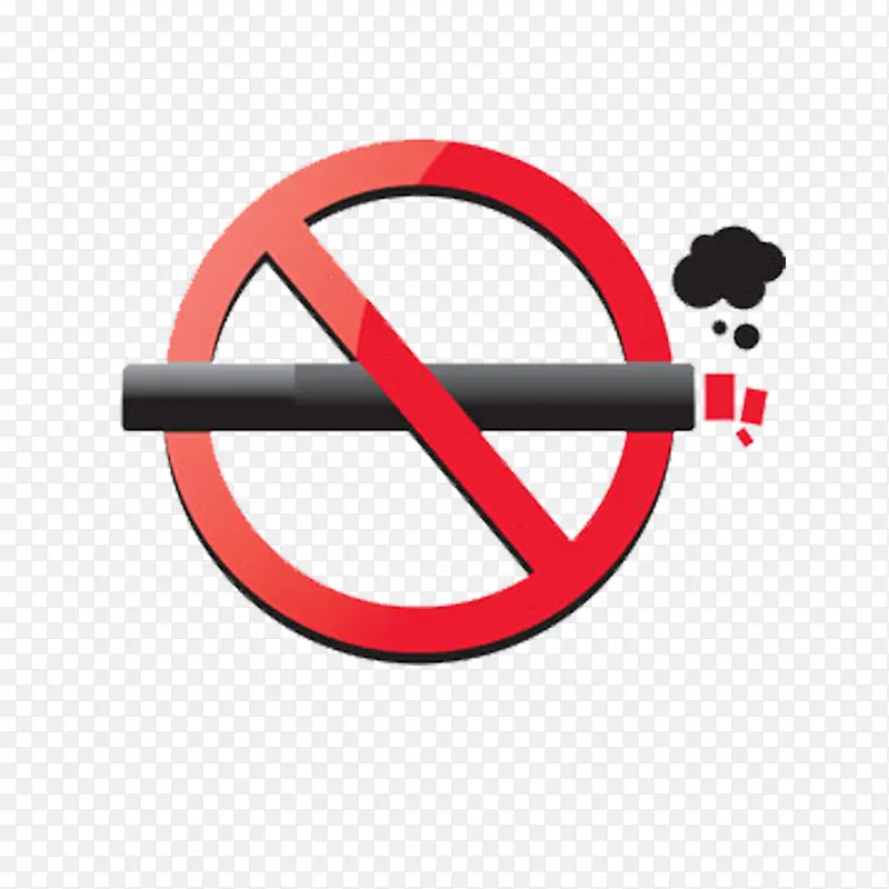 卡通的严禁吸烟的标志PNG