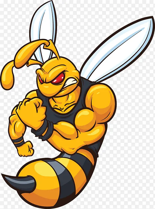 肌肉黄蜂