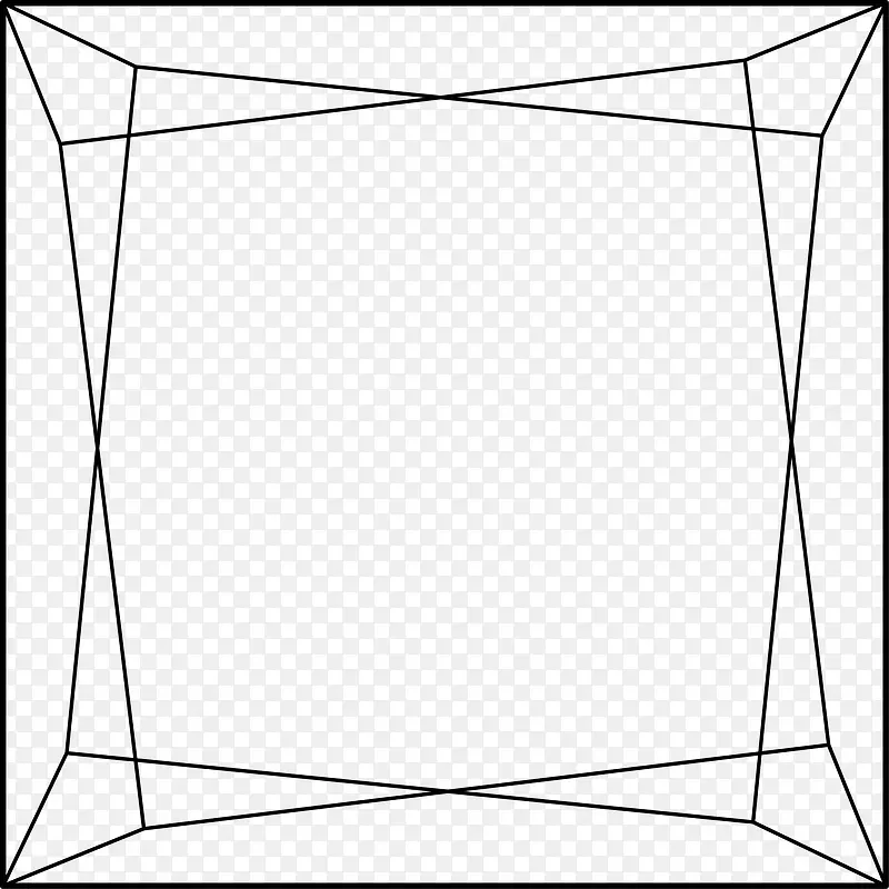 正方形钻石矢量图
