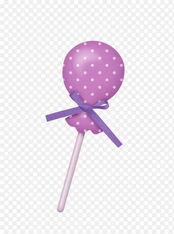 紫色简约糖果装饰图案