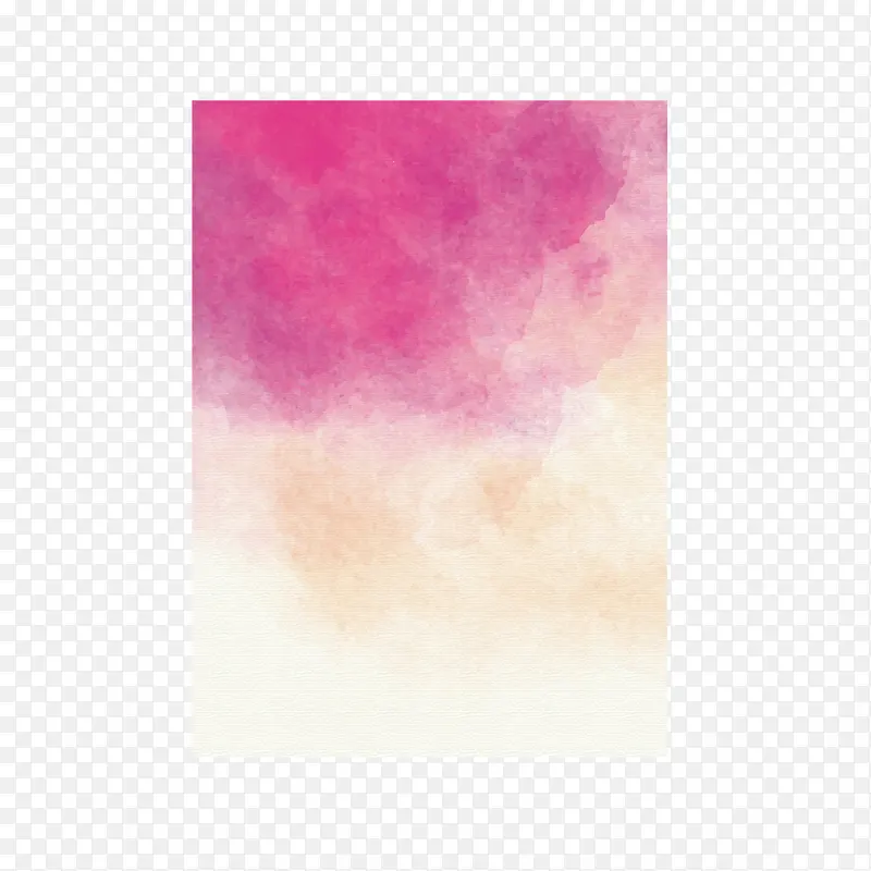 矢量粉红方形印染水彩纸