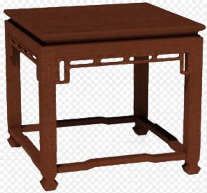工艺实木茶馆家具中式凳子