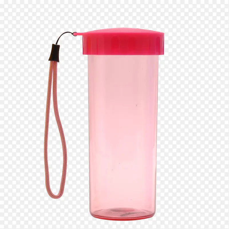 粉色塑料水杯
