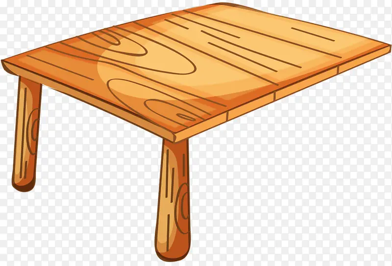 木质木桌