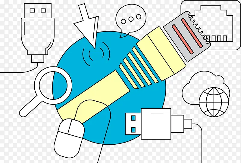 矢量图连接上网