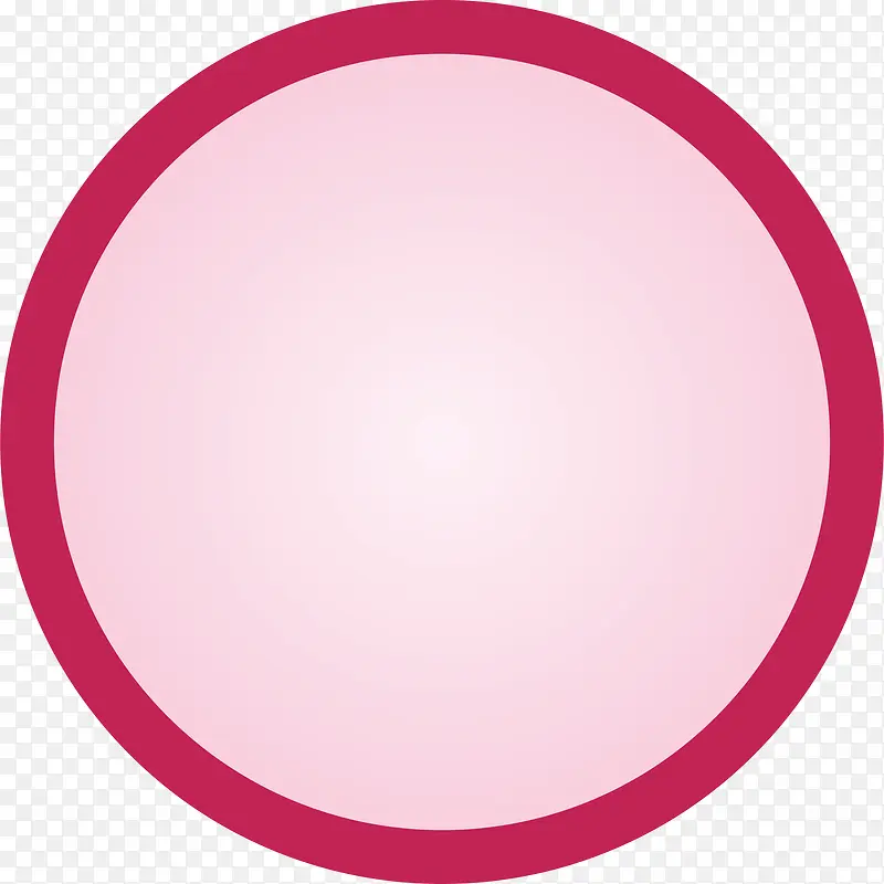 圆形粉色装饰促销板矢量图