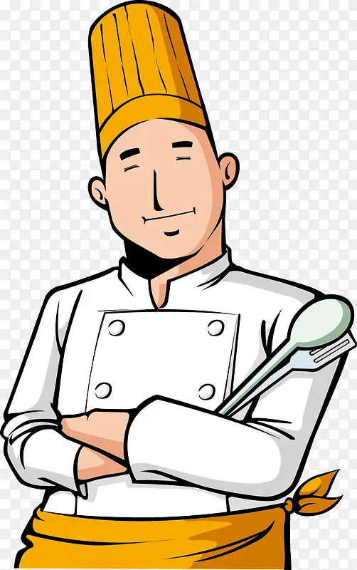 卡通厨师图案