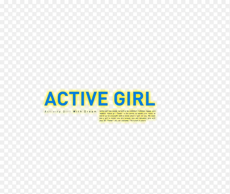 active girl