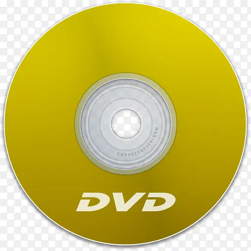 DVD黄色的CD盘磁盘保存极端媒体