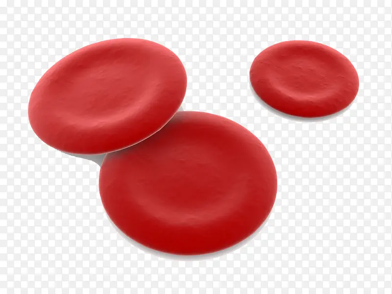 红色扁平血细胞图示
