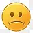 smile sad icon