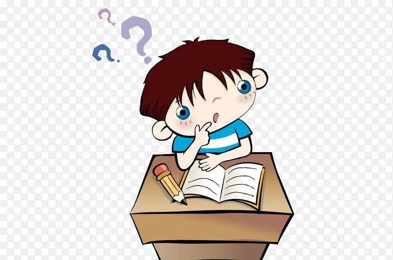 思考的小孩PNG图片素材下载_图片编号8088815-PNG素材网