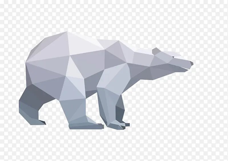 北极熊马赛克渐变