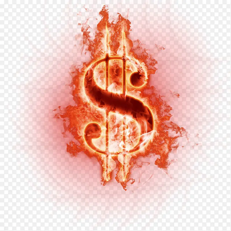 火焰美元图标