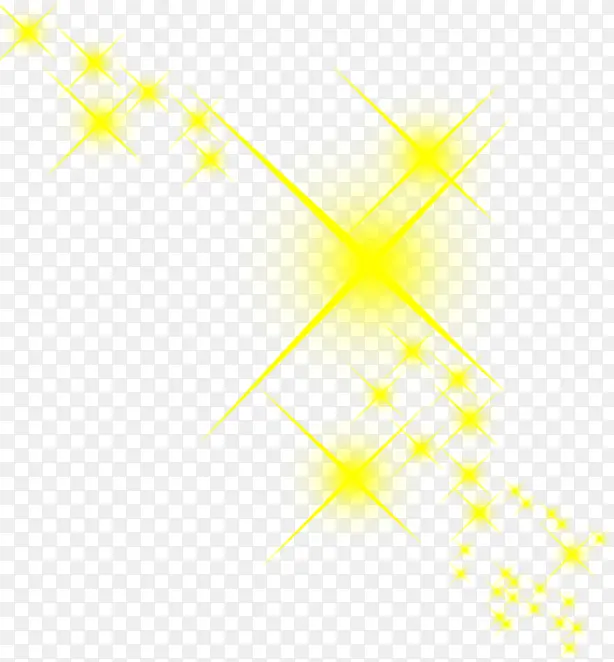 黄色星光
