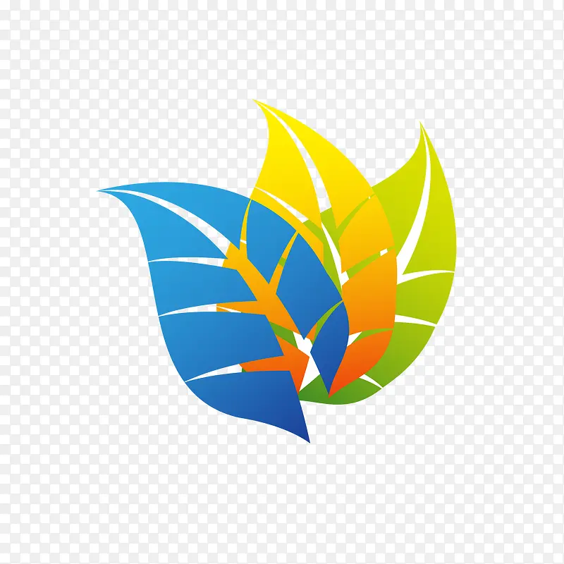 可爱三色叶免抠素材PNG图片素材下载_图片编号8098803-PNG素材网
