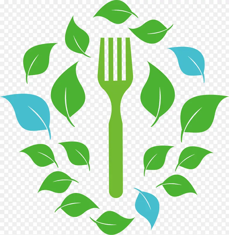 叶子中式餐饮logo