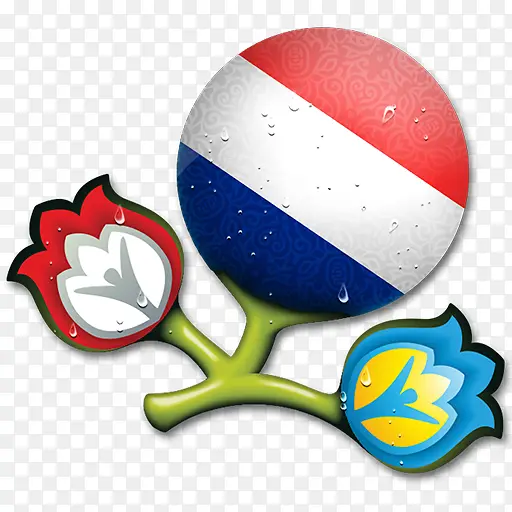 欧元荷兰欧元- 2012 -团队-图标