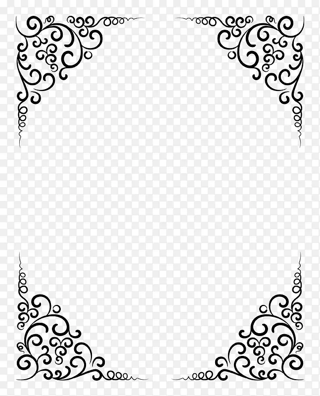 古典传统花纹欧式边框素材