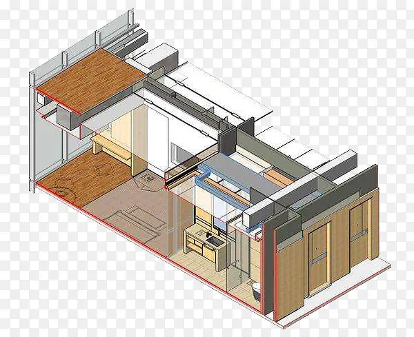 房屋室内设计cad草图模型PNG图片素材下载_图片编号8101637-PNG素材网