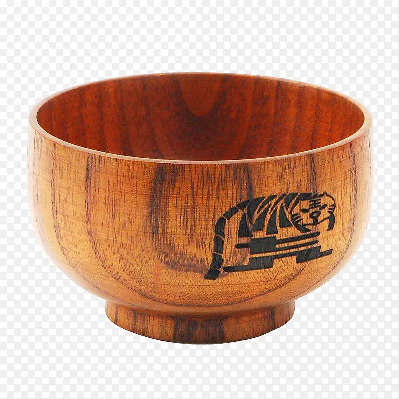 日式原木复古空碗