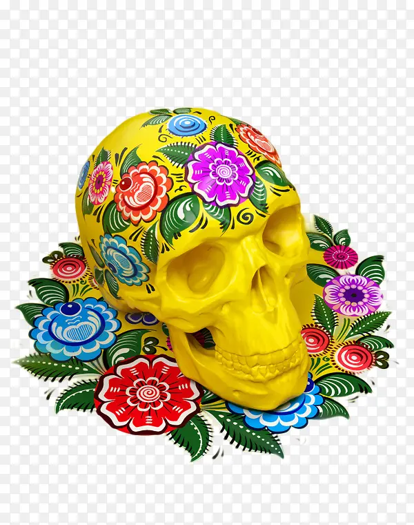 手绘骷髅