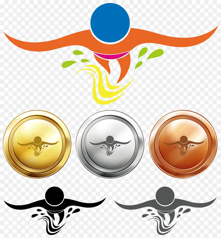 跳水金银铜奖牌与体育运动