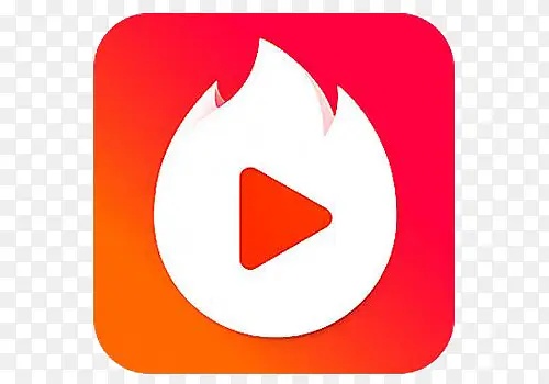 手机火山小视频 应用图标logo设计