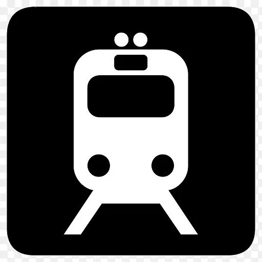 轨道钢轨火车运输AIGA符号标志