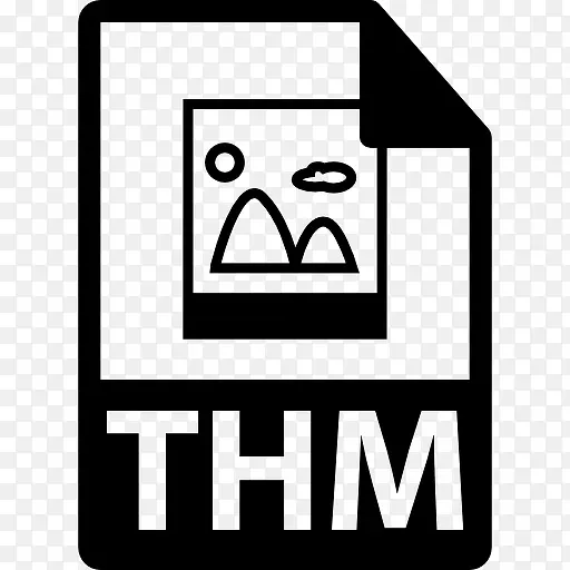 THM文件格式符号图标