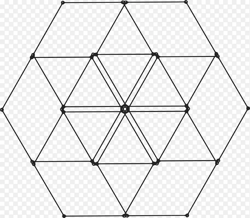 手绘形状线条三角形