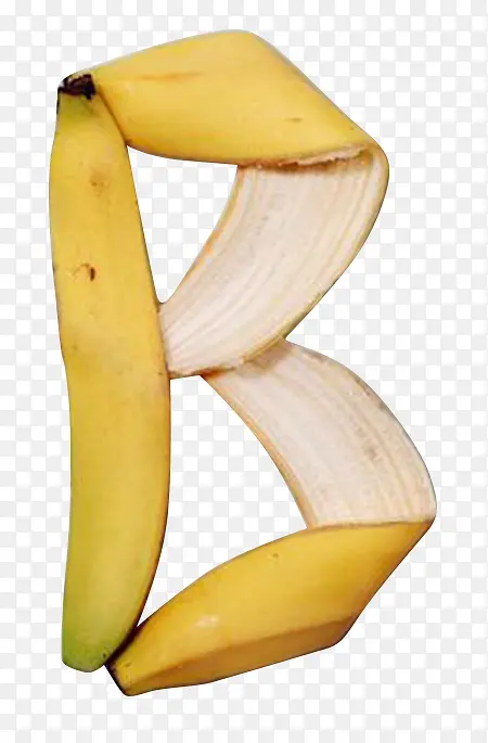 字母和香蕉皮