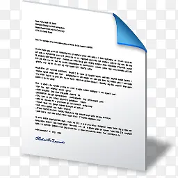 信纸Vista蓝色风格电脑PNG图标